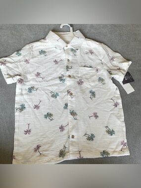 Grayson Thread Boys Button Down Short Sleeve Palm Tree
Top